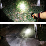 LED Flashlight 2 Levels High Brightness SST40 Wick White Light Life Waterproof Portable Outdoor Flashlight for Home Adventure