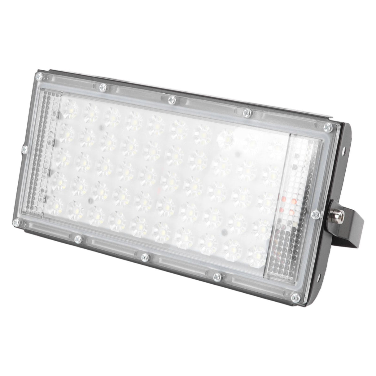 LED Flood Light 50W IP66 Waterproof 6000K White LED 180 Degrees Adjustment Outdoor Flood Light for Yard Balcony Outdoor