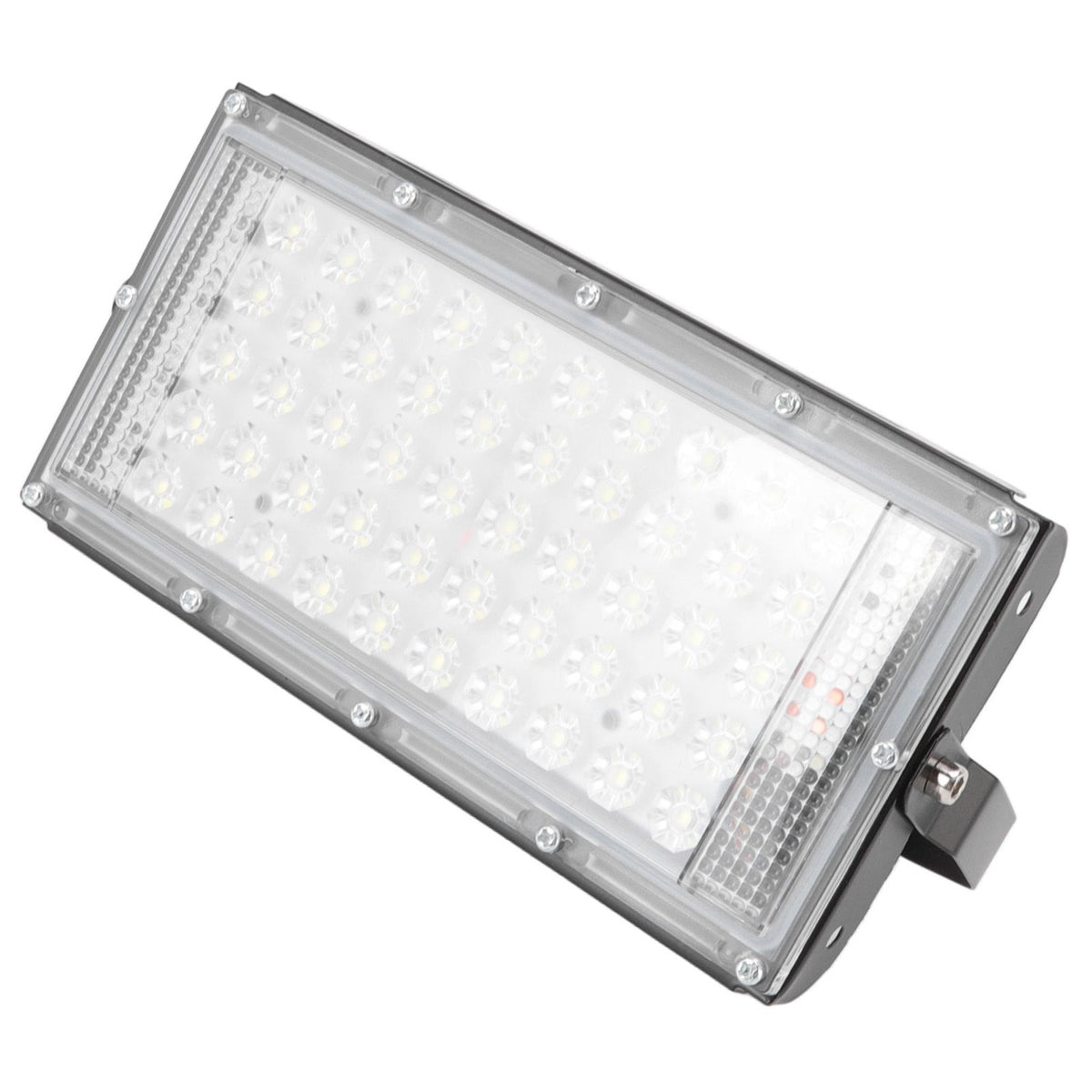 LED Flood Light 50W IP66 Waterproof 6000K White LED 180 Degrees Adjustment Outdoor Flood Light for Yard Balcony Outdoor
