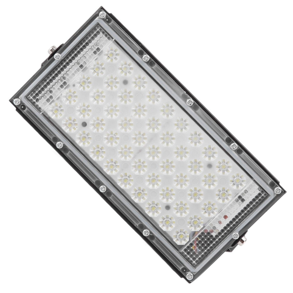 LED Flood Light 50W IP66 Waterproof 6000K White LED 180 Degrees Adjustment Outdoor Flood Light for Yard Balcony Outdoor
