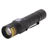 Ultraviolet Flashlight Zoomable UV Detection Lamp Waterproof LED Flashlight 300‑395nm Wavelength