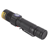 Ultraviolet Flashlight Zoomable UV Detection Lamp Waterproof LED Flashlight 300‑395nm Wavelength - Low Angle