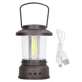 Outdoor Bluetooth Speaker Light Retro Style 2 Modes USB Power Supply IP65 Waterproof Bluetooth Music Camping Lantern Yellow Light