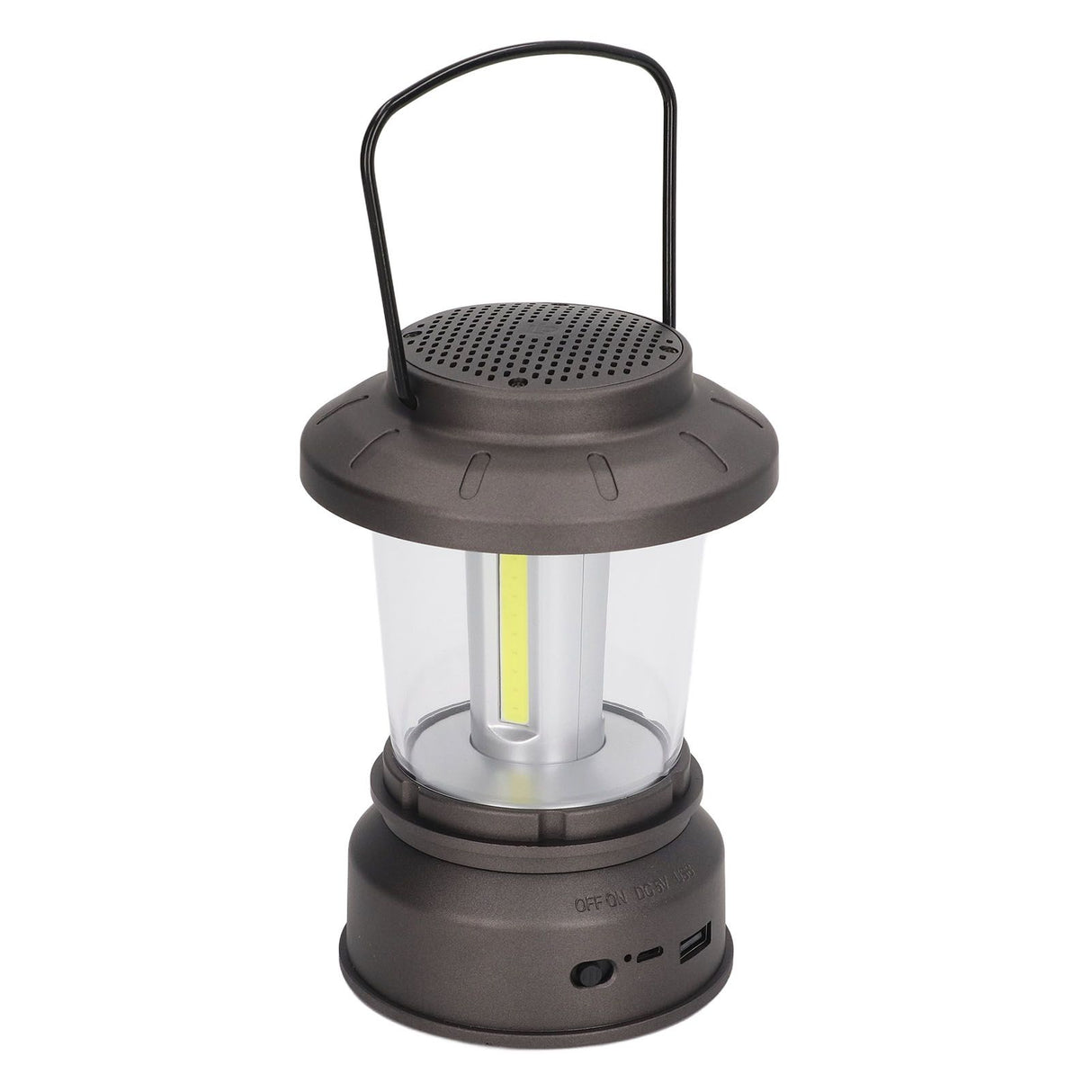 Outdoor Bluetooth Speaker Light Retro Style 2 Modes USB Power Supply IP65 Waterproof Bluetooth Music Camping Lantern Yellow Light