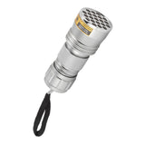UV Black Light Flashlight 21 LED 395nm Ultraviolet Flashlight for Fluorescent Agents Anti Counterfeiting Codes Scorpions Cat Moss - Rear View