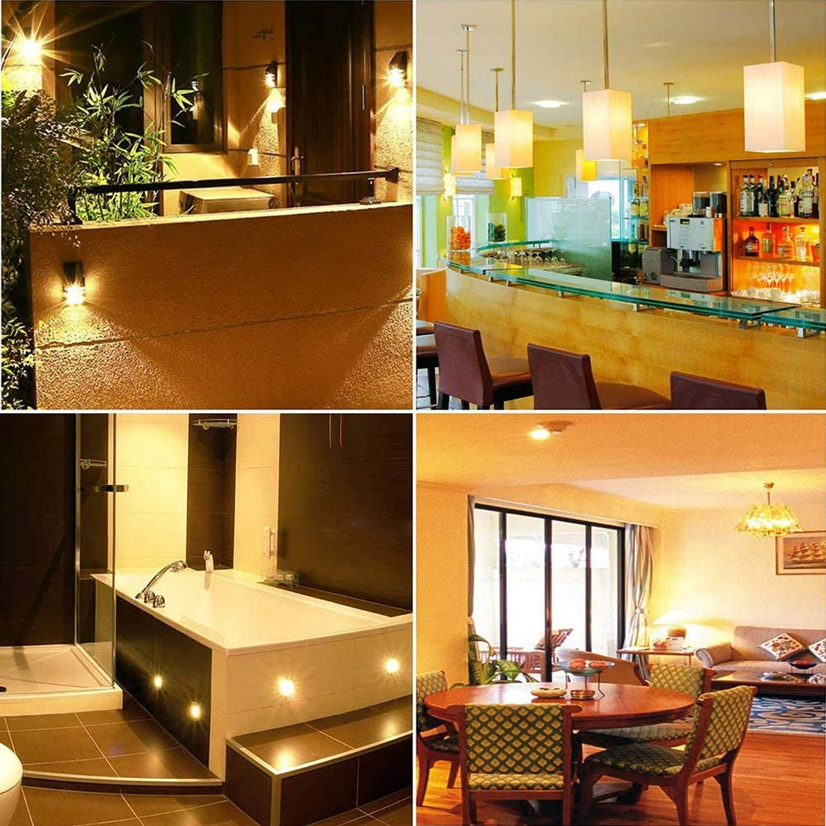 G9 LED Lamp Beads 10W 1000LM Flicker Free Lamp Energy Saving G9 Corn Lamp Bead Replacement 85‑265V Warm Light