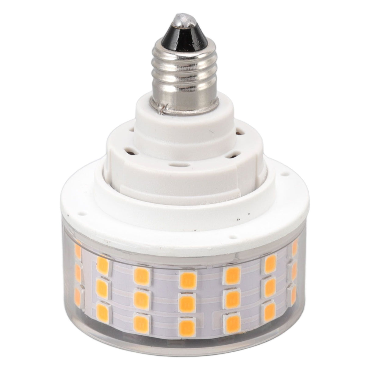 E11 LED Lamp ABS 10W 1000LM Flicker Free Corn Lamp for Ceiling Table Cabinet Lamp 85‑265V Warm Light