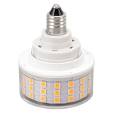 E11 LED Lamp ABS 10W 1000LM Flicker Free Corn Lamp for Ceiling Table Cabinet Lamp 85‑265V Warm Light