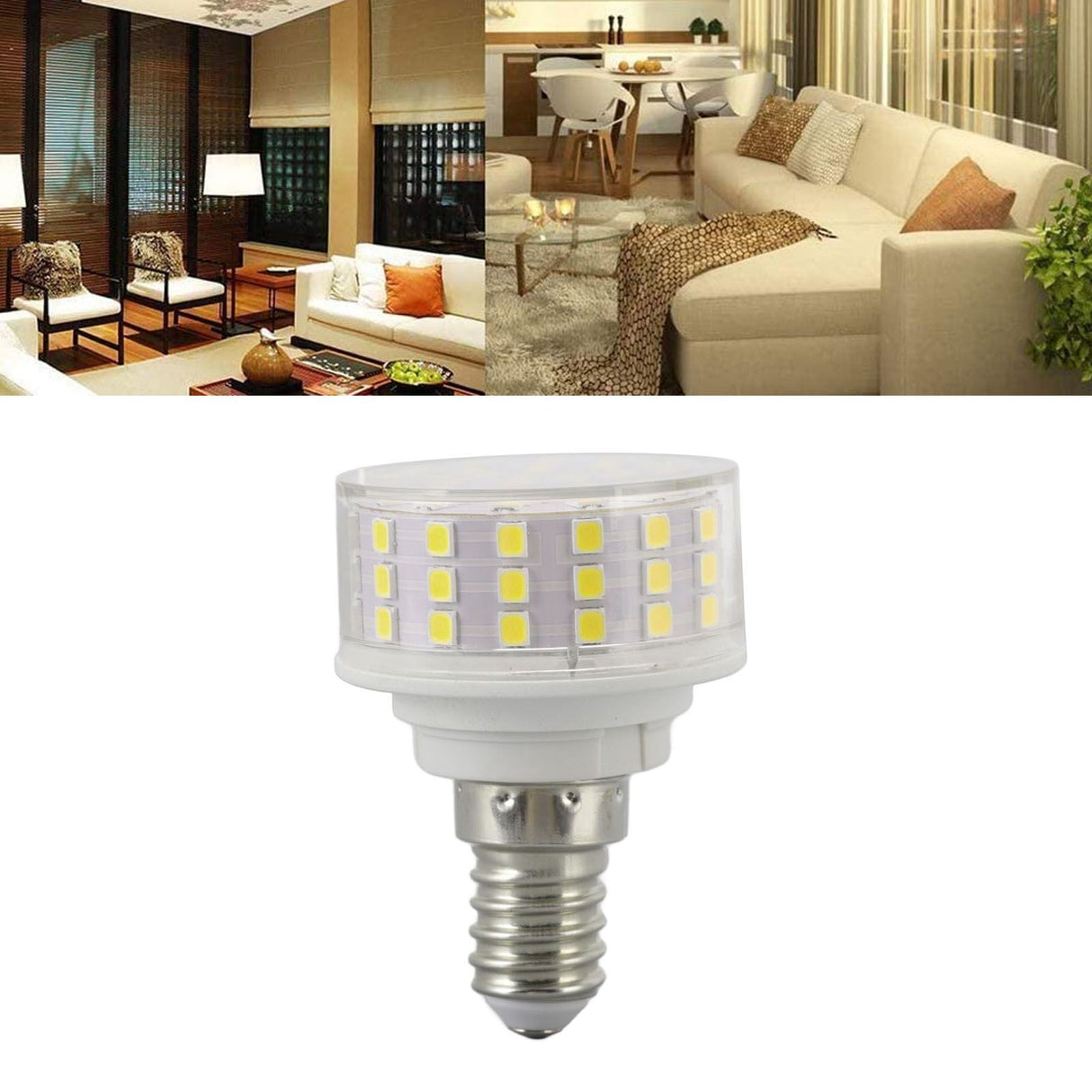 E14 LED Bulb Light Lamp Beads Corn Lamp 10W 1000LM 85‑265V No Flickering Energy Saving Lamps White Light