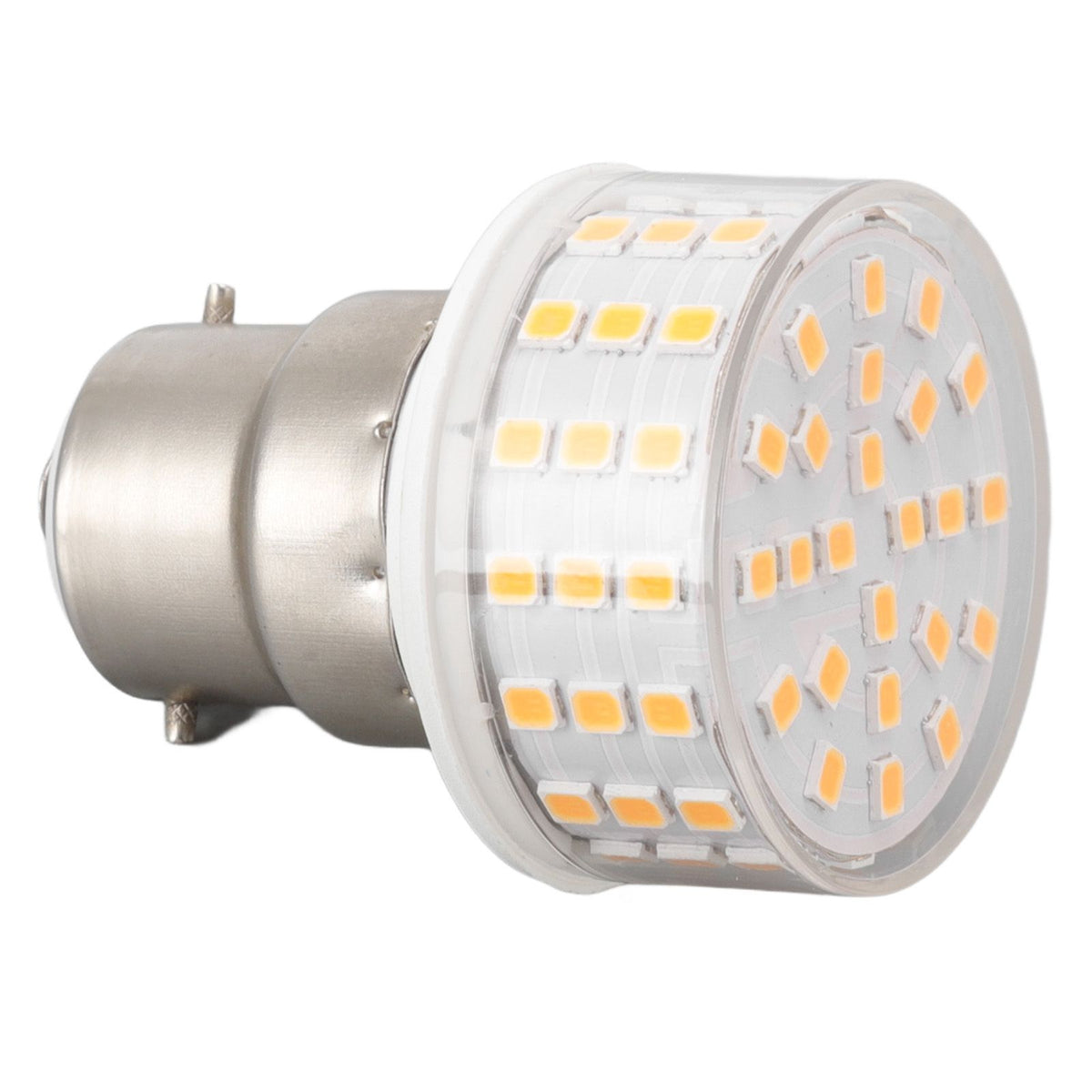 B22 LED Corn Lamp ABS 10W 1000LM Flicker Free Energy Saving Light for Ceiling Table Cabinet AC 85‑265V Warm Light