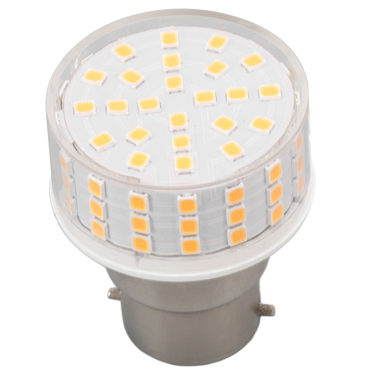 B22 LED Corn Lamp ABS 10W 1000LM Flicker Free Energy Saving Light for Ceiling Table Cabinet AC 85‑265V Warm Light