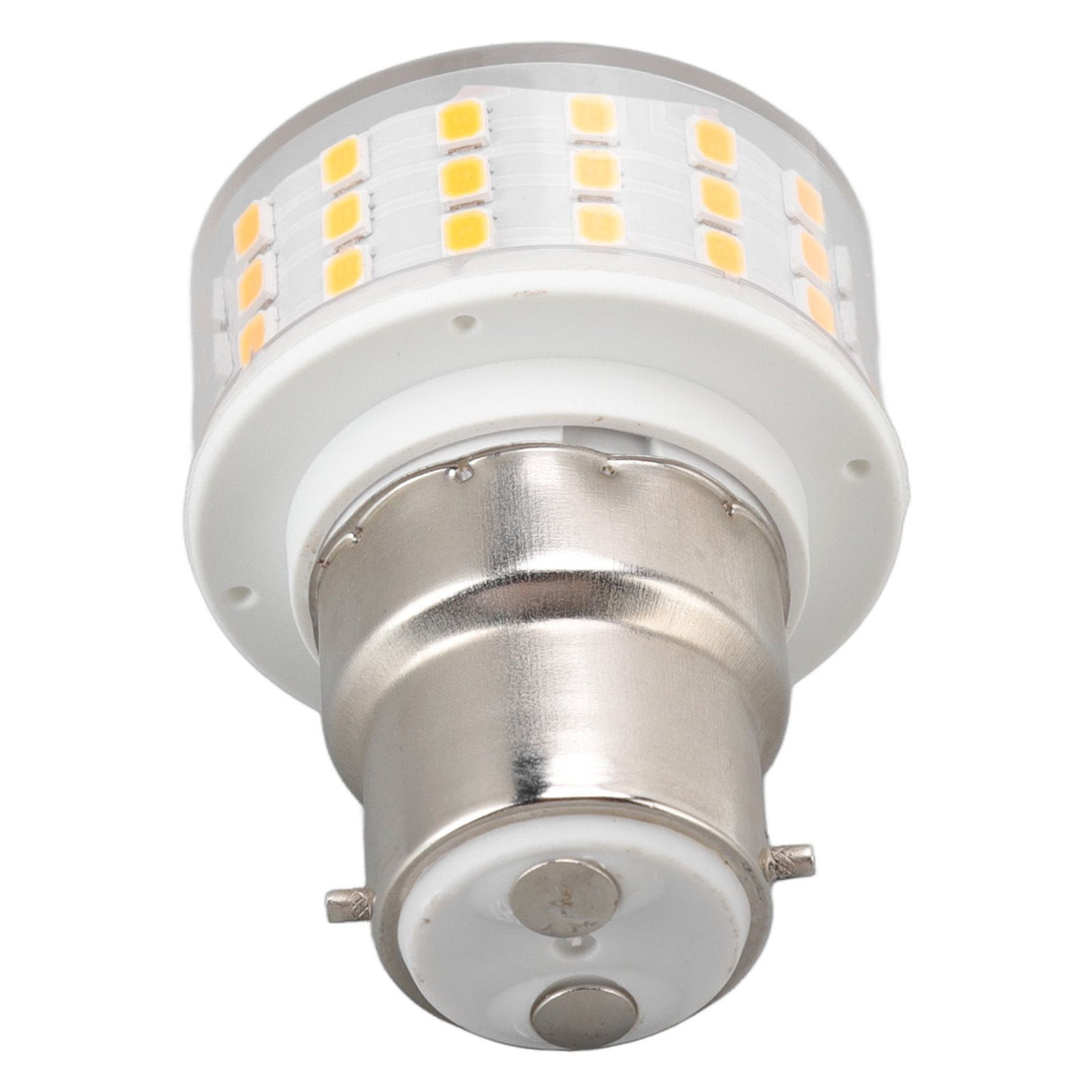 B22 LED Corn Lamp ABS 10W 1000LM Flicker Free Energy Saving Light for Ceiling Table Cabinet AC 85‑265V Warm Light