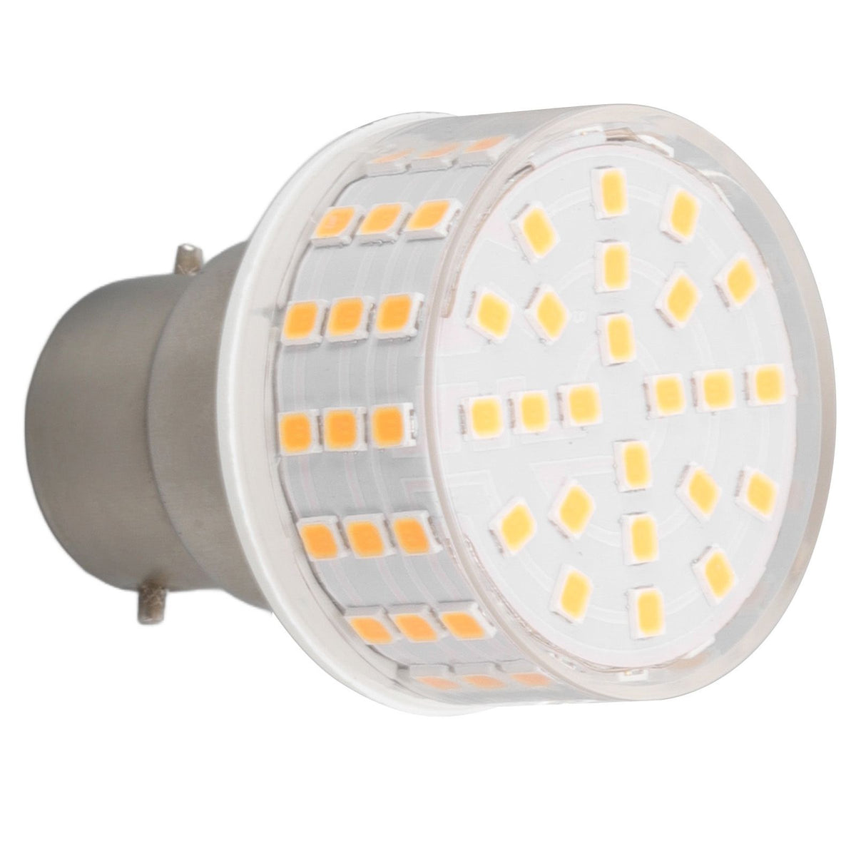 B22 LED Corn Lamp ABS 10W 1000LM Flicker Free Energy Saving Light for Ceiling Table Cabinet AC 85‑265V Warm Light