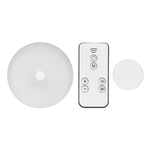 LED Wall Night Light Round Soft Warm Light 3W 18 LEDs Bedside Night Light with Remote Control for Kitchen Stairs 5V