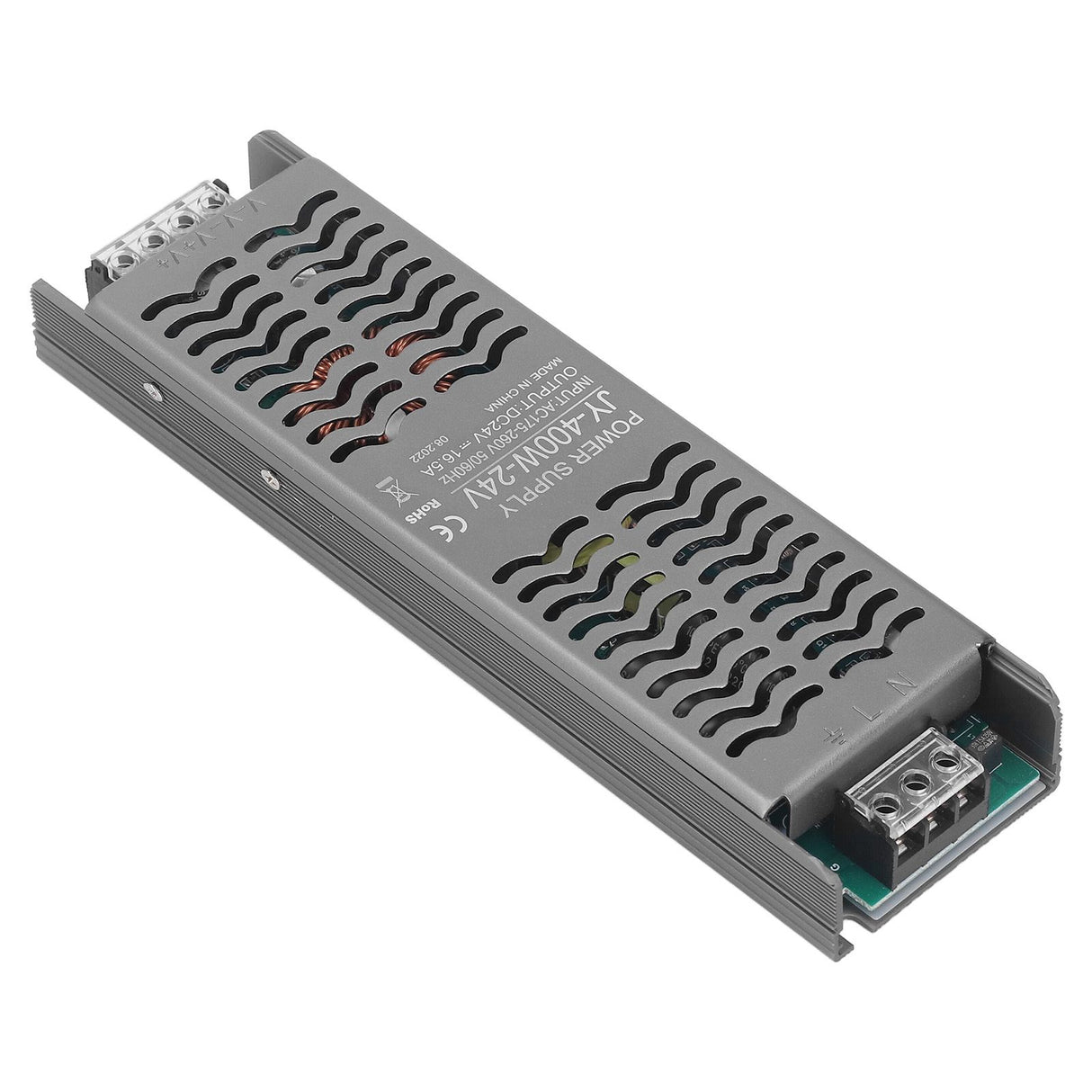 LED Driver 400W DC 24V IP20 Protection Fast Heat Dissipation LED Transformer LED Power Driver AC 175‑260V