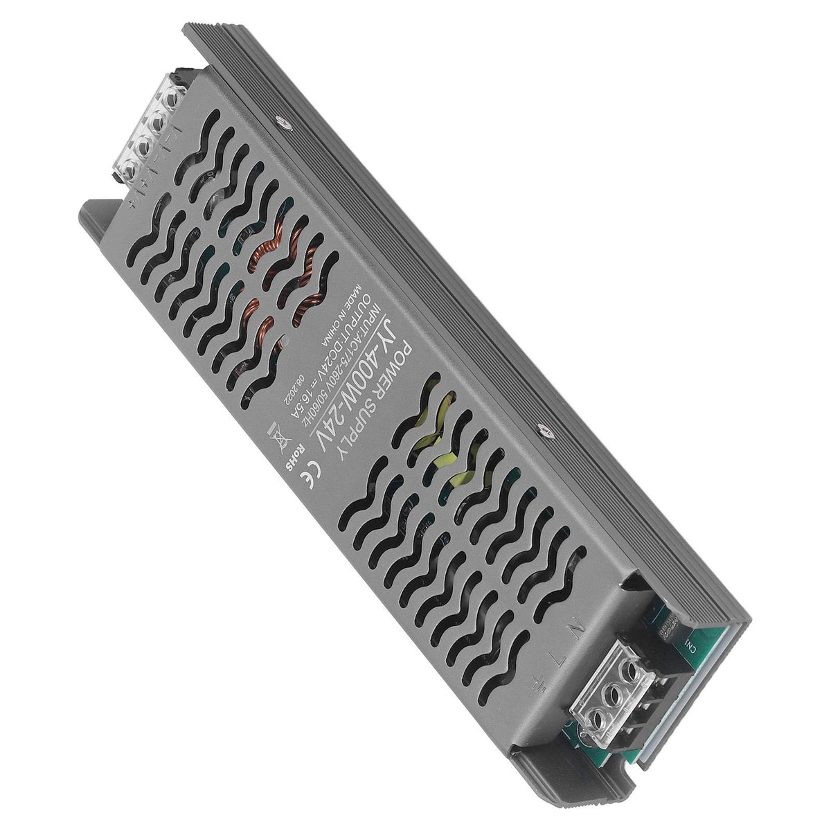 LED Driver 400W DC 24V IP20 Protection Fast Heat Dissipation LED Transformer LED Power Driver AC 175‑260V