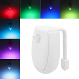 LED Toilet Night Light RGB 3 Lighting Modes High Sensitivity Energy Saving Hanging Toilet Bowl Lamp for Bathroom - Extra Image