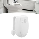 LED Toilet Night Light RGB 3 Lighting Modes High Sensitivity Energy Saving Hanging Toilet Bowl Lamp for Bathroom - Extra Image