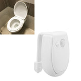 LED Toilet Night Light RGB 3 Lighting Modes High Sensitivity Energy Saving Hanging Toilet Bowl Lamp for Bathroom - Extra Image