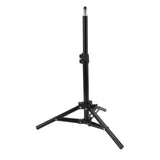 Fill Light Tripod Stand Foldable ABS Fill 46cm Maximum Height Light Selfie Stick for Live Video Camera - Side View