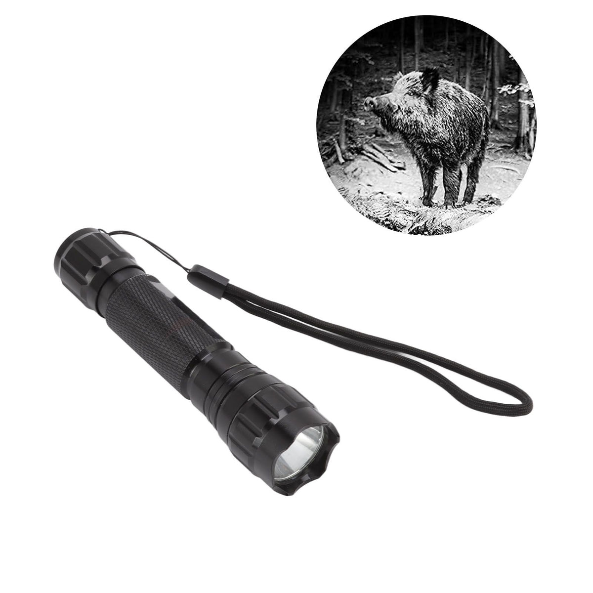 Mini Infrared LED Flashlight Handheld Waterproof 850nm IR Night Vision Flashlight for Hunting