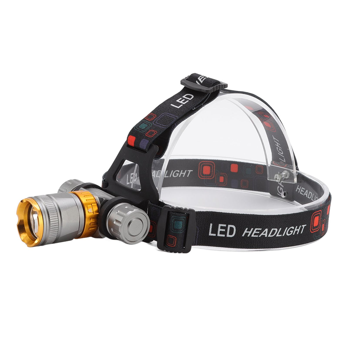 LED Diving Headlight Aluminum Alloy IPX8 Waterproof Super Bright 1500LM 5 Modes Light Weight LED Head Light for Swimming