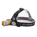 LED Diving Headlight Aluminum Alloy IPX8 Waterproof Super Bright 1500LM 5 Modes Light Weight LED Head Light for Swimming