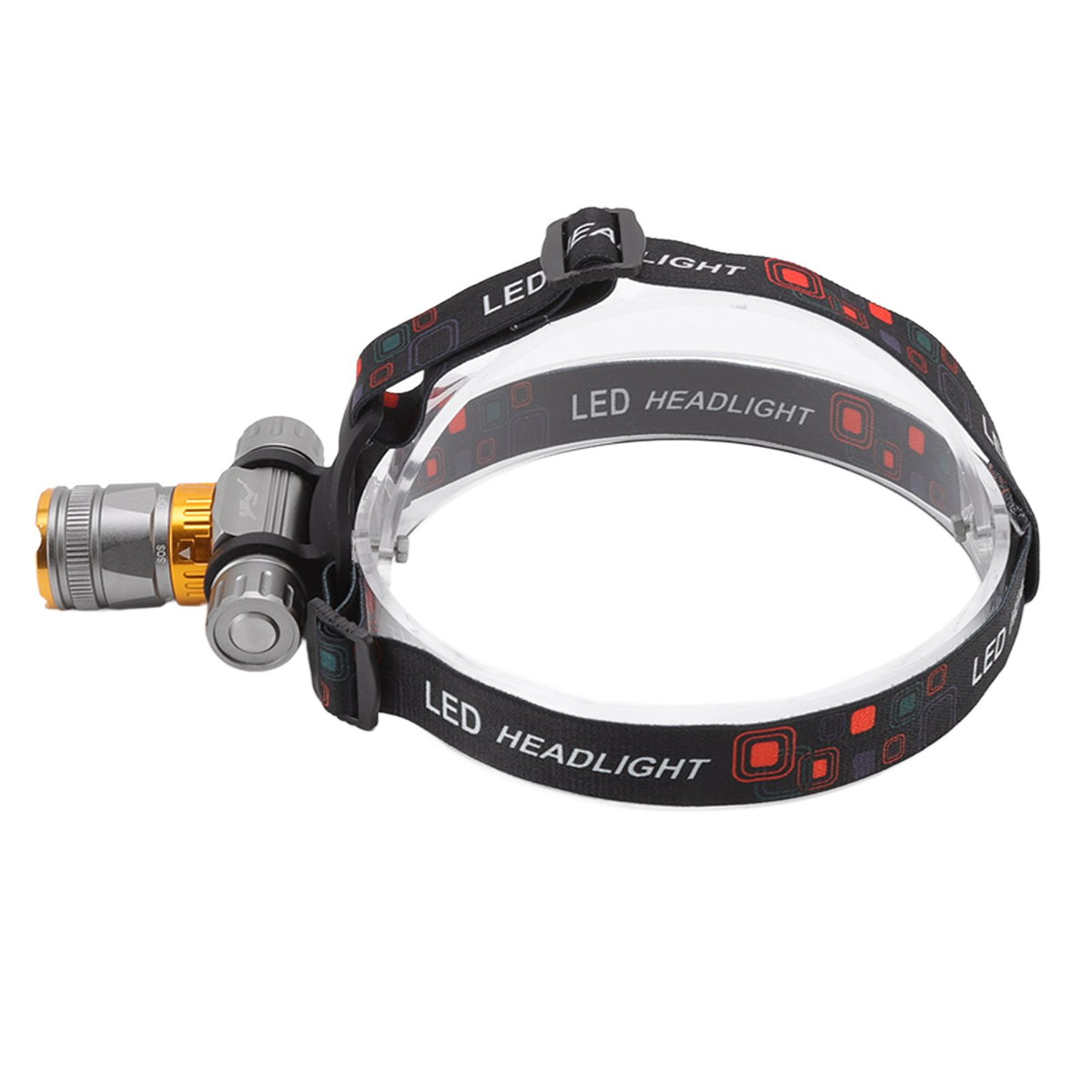 LED Diving Headlight Aluminum Alloy IPX8 Waterproof Super Bright 1500LM 5 Modes Light Weight LED Head Light for Swimming