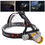 LED Diving Headlight Aluminum Alloy IPX8 Waterproof Super Bright 1500LM 5 Modes Light Weight LED Head Light for Swimming