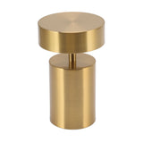 LED Table Lamp 3 Levels Electroplating USB Charging LED Night Light Desktop Decoration Table Lamp for Bar Hotel Restaurant Gold - 45-Degree Angle