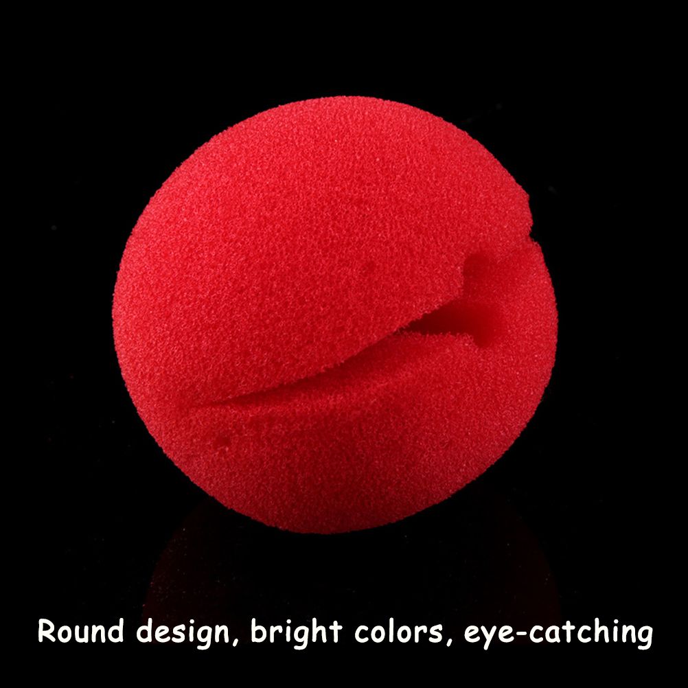 Sponge Nose Soft Clown Nose Funny Cosplay Prop for Halloween Costume Party