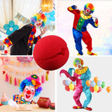 Sponge Nose Soft Clown Nose Funny Cosplay Prop for Halloween Costume Party