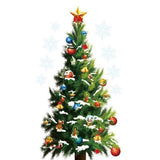 Christmas Tree Wall Stickers Wall Art Removable Home Window Wall Stickers Decoration