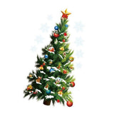 Christmas Tree Wall Stickers Wall Art Removable Home Window Wall Stickers Decoration - Low Angle