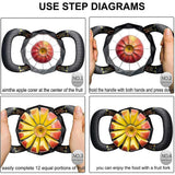 Apple Corer Peeler Stainless Steel Divider Fruit Corer Grater Apple Cutter for Kitchen Tool