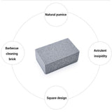 4Pcs Grill Cleaning Bricks Blocks Reusable Descaling Cleaning Pumice Stones for Removing Stains BBQ Cleaning
