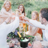 Oval Wine Ice Bucket Fashion Magical Cooling Bucket for Champagne Wine Beer