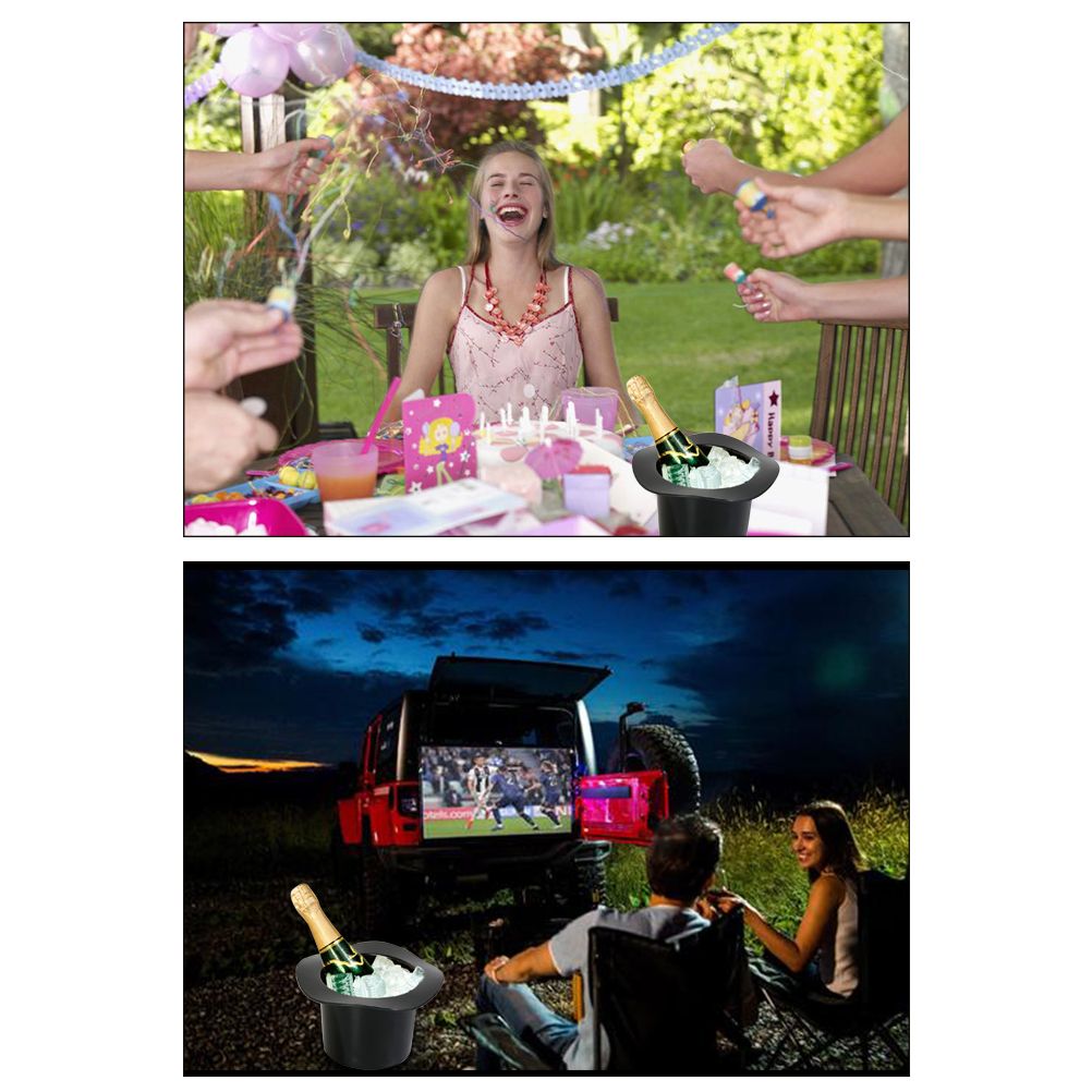 Oval Wine Ice Bucket Fashion Magical Cooling Bucket for Champagne Wine Beer