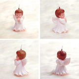 3D Angel Boy and Girl Silicone Mold DIY Angel Shape Candle Soap Chocolate Candy Mold Kitchen Baking Tool - Side View