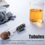 Tea Infuser Heat Resistant Glass Tea Strainer Transparent Tea Cup Strainer