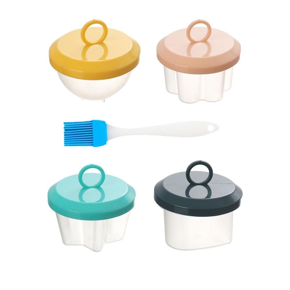 4 PCS Silicone Egg Poaching Cups Egg Cooker Nonstick Poached Egg Maker for Cooking Breakfast Egg Sandwiches