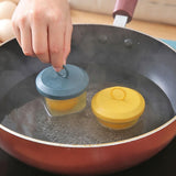 4 PCS Silicone Egg Poaching Cups Egg Cooker Nonstick Poached Egg Maker for Cooking Breakfast Egg Sandwiches