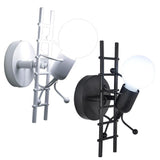 Creative Humanoid Indoor LED Wall Lamp Modern Wall Lamp Art Decoration Wall Lamp E27 for Bedroom Kids Room Hallway Restaurant Staircase Kitchen
