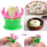 2PCS Manual Dumpling Mold Steamed Stuffed Bun Mold DIY Pastry Pie Mold for Kitchen Cooking Tools - Close-Up Angle