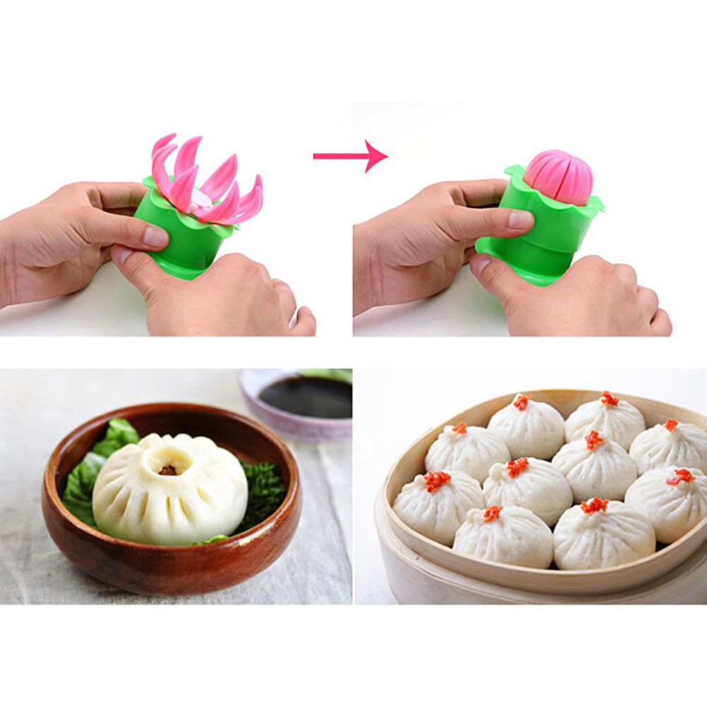 2PCS Manual Dumpling Mold Steamed Stuffed Bun Mold DIY Pastry Pie Mold for Kitchen Cooking Tools