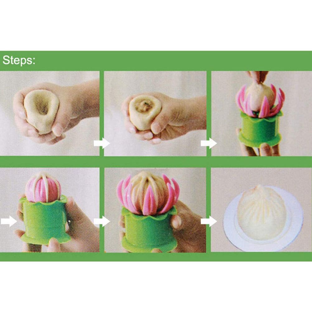 2PCS Manual Dumpling Mold Steamed Stuffed Bun Mold DIY Pastry Pie Mold for Kitchen Cooking Tools