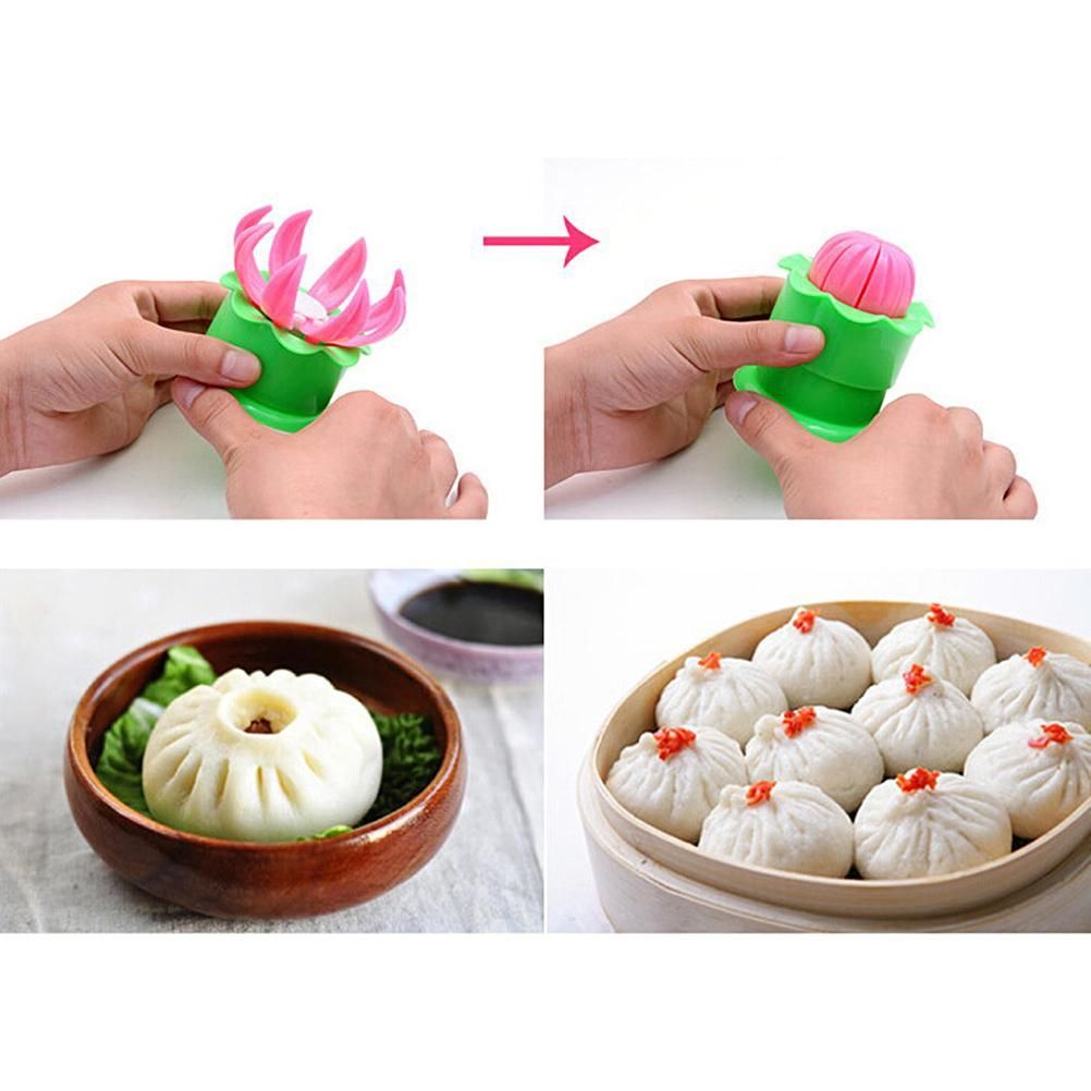 2PCS Manual Dumpling Mold Steamed Stuffed Bun Mold DIY Pastry Pie Mold for Kitchen Cooking Tools