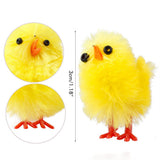 60PCS Mini Easter Chicks Yellow Easter Decoration Toy Spring Home Garden Decor Party Favors and Gifts for Kids