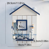 Wood Keys Box Wall Mounted Sundries Holders Practical Convenient Key Holder Storage Box Cabinet