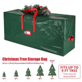 Christmas Tree Storage Bag Holiday Storage Case Waterproof Zippered Bag with Carrying Handles